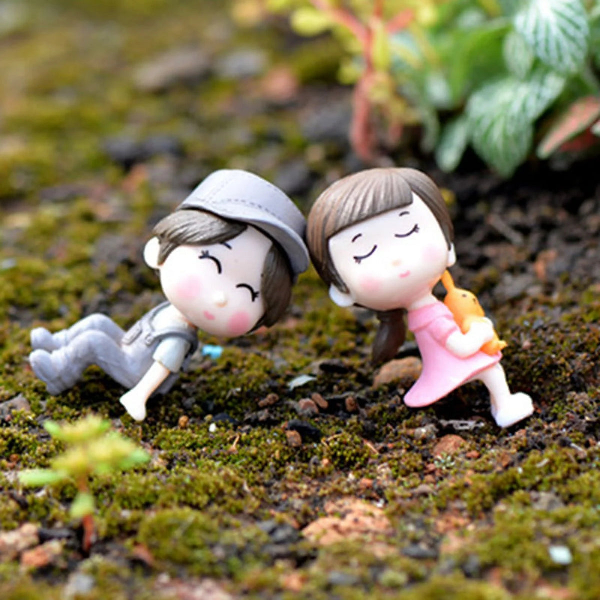 3Pcs/Set Miniature Doll Figurine U2122