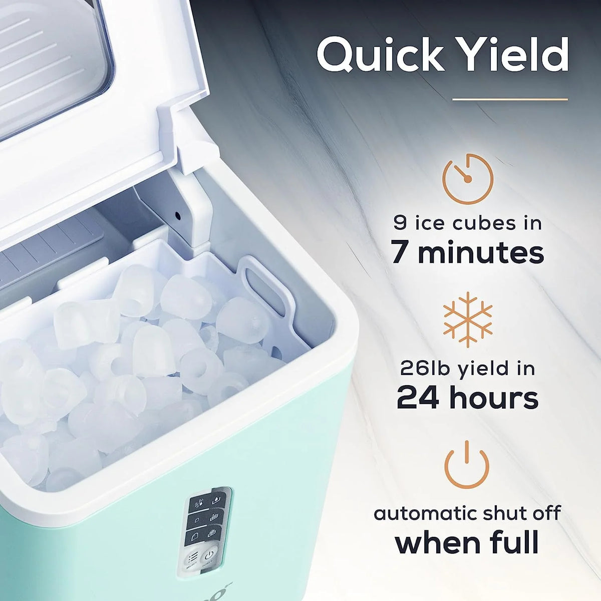Automatic Self-Cleaning 26-Pound Ice Maker A2800