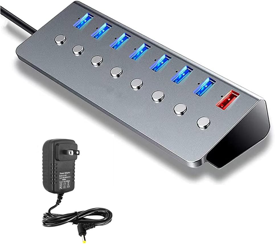 USB 3.0 Hub 8 Port with LED O4260