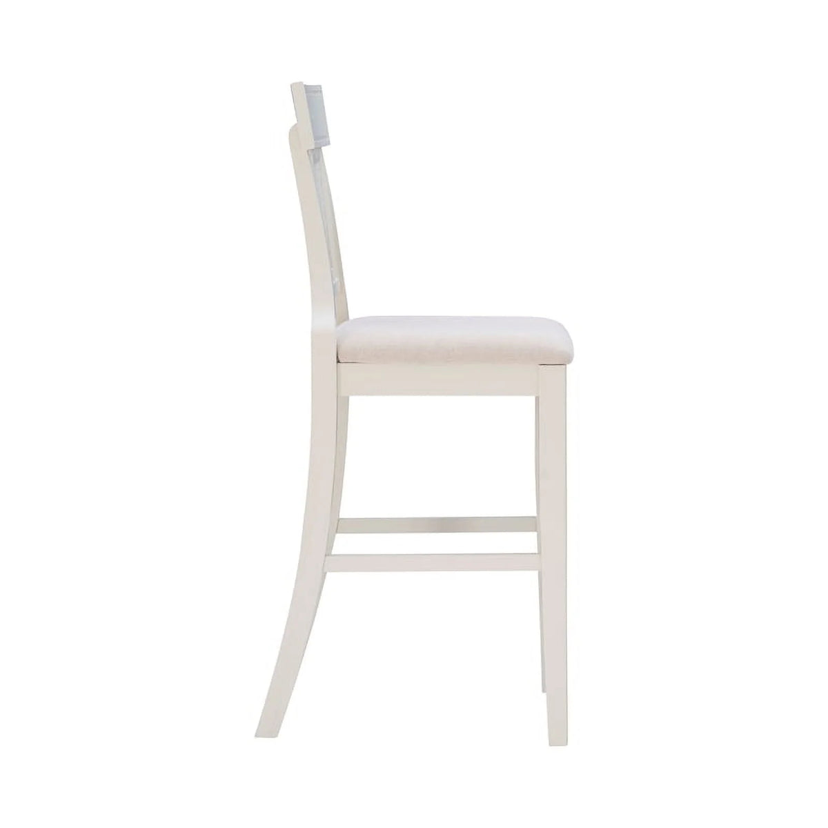Wood Upholstered Seat Bar Stool F369025