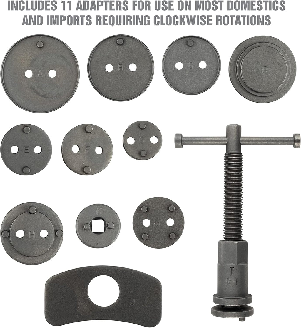 Disc Brake Tool Set with 11 Adapters C668404