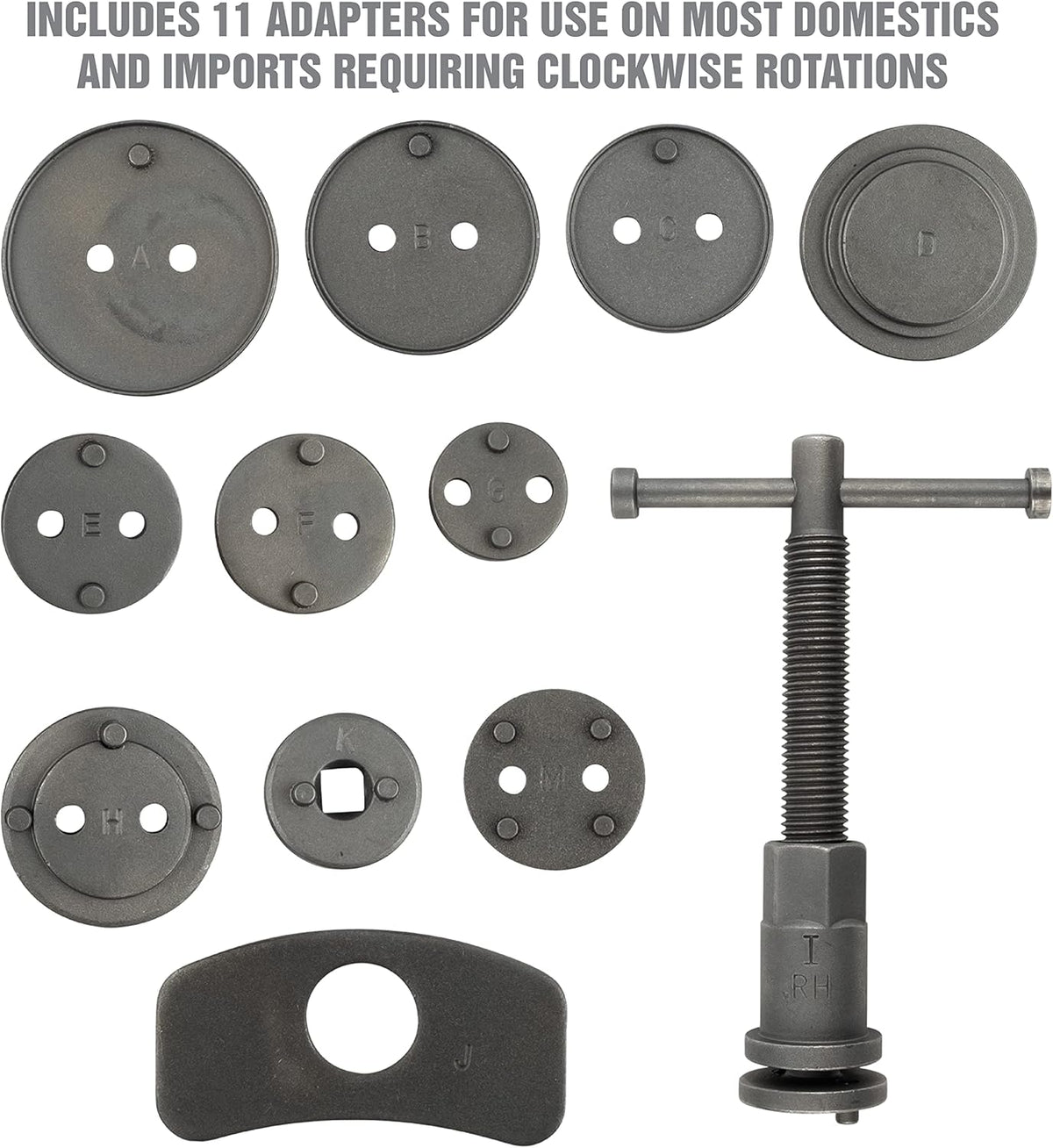 Disc Brake Tool Set with 11 Adapters C668404