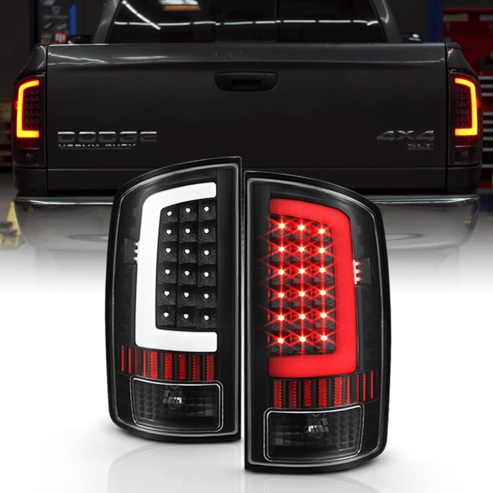 Black Housing Smoked Lens LED Tail Lights F6903