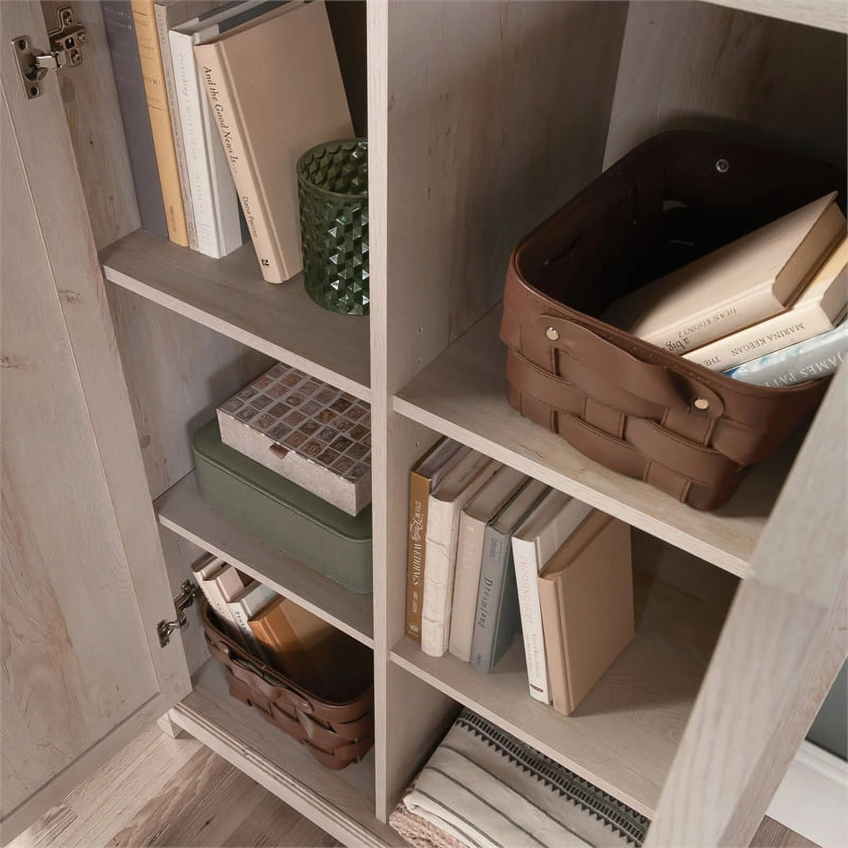 Engineered Wood Storage Cabinet in Chalked Chestnut W40790