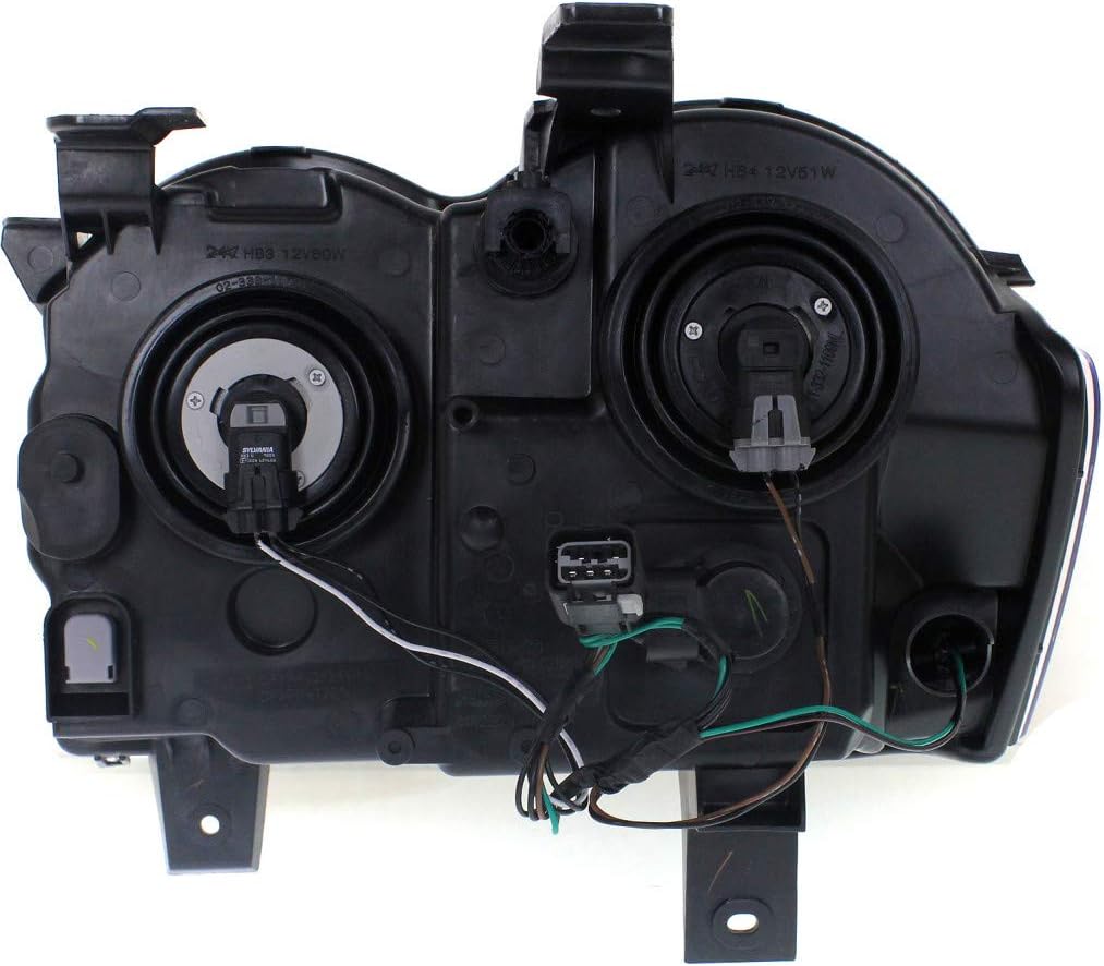 Driver Side Halogen Headlight Assembly for Jeep Grand Cherokee 2008 2010 U904