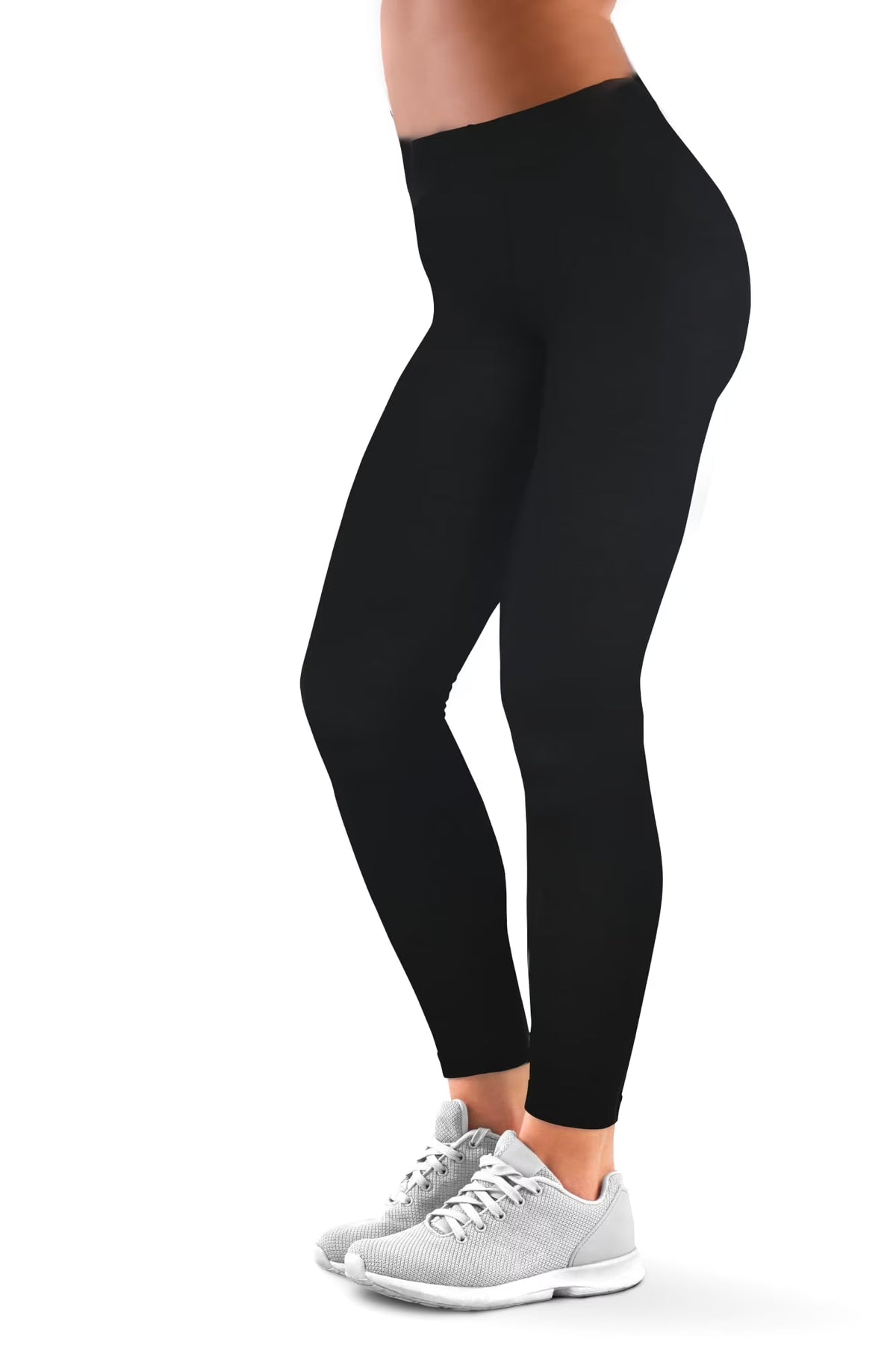 Soft Cotton Casual Leggings Plus Size Y77176