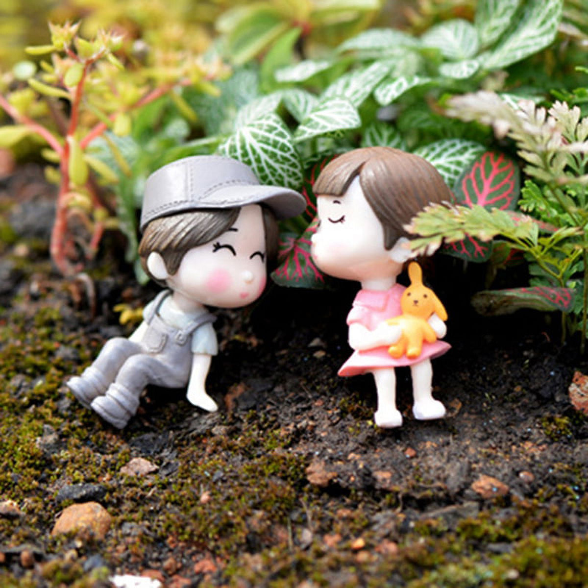 3Pcs/Set Miniature Doll Figurine U2122