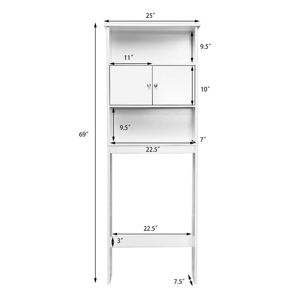 Bathroom Over-The-Toilet Storage Cabinet H300