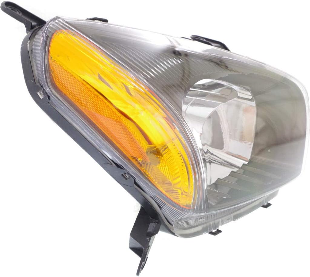 Black Passenger Side Headlight Assembly M62104