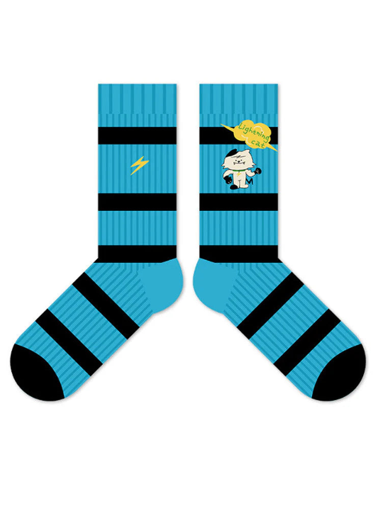 Cute Cartoon Kitty Mid-Calf Socks G820097