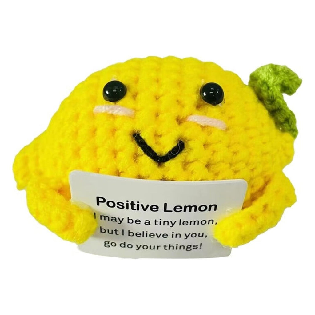 Lemon Potato Cucumber Tomato Wool Crocheted Bag Buckle Pendant Y5589