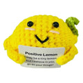 Lemon Potato Cucumber Tomato Wool Crocheted Bag Buckle Pendant Y5589
