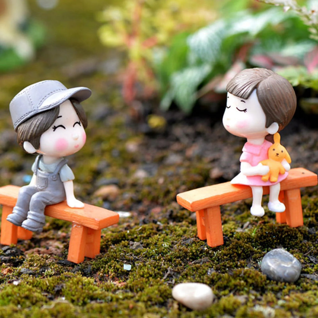 3Pcs/Set Miniature Doll Figurine U2122