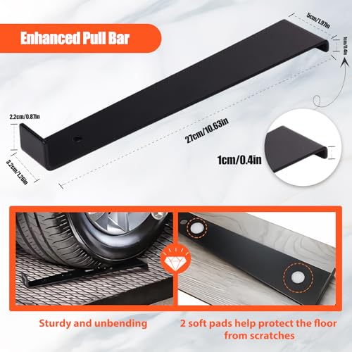 26 Pcs Wood Floor Installation Kit with Mallet, Knee Pads, Pull Bar, Tapping Block, Tape Measure and Spacers Q400