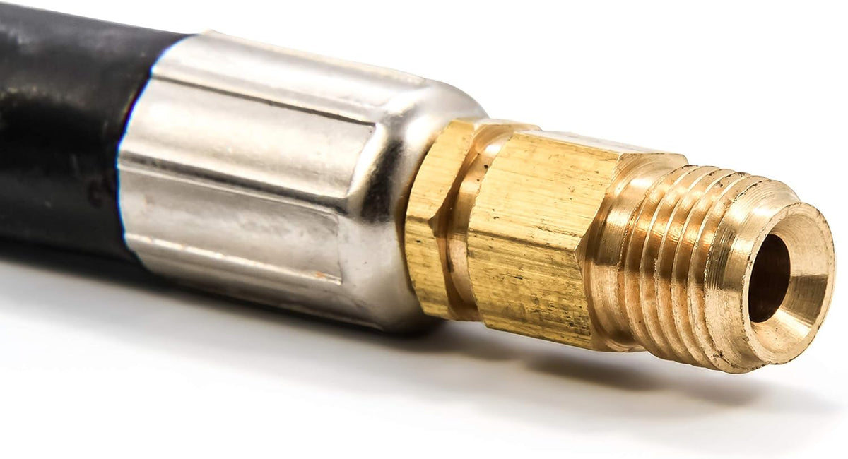 Propane Brass 4 Port Tee with 5ft and 12ft Hoses B754548