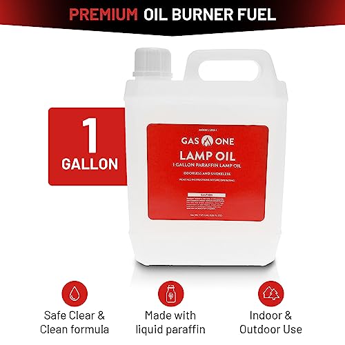 1 Gallon (128oz) Clear Liquid Paraffin Lamp Oil Z666