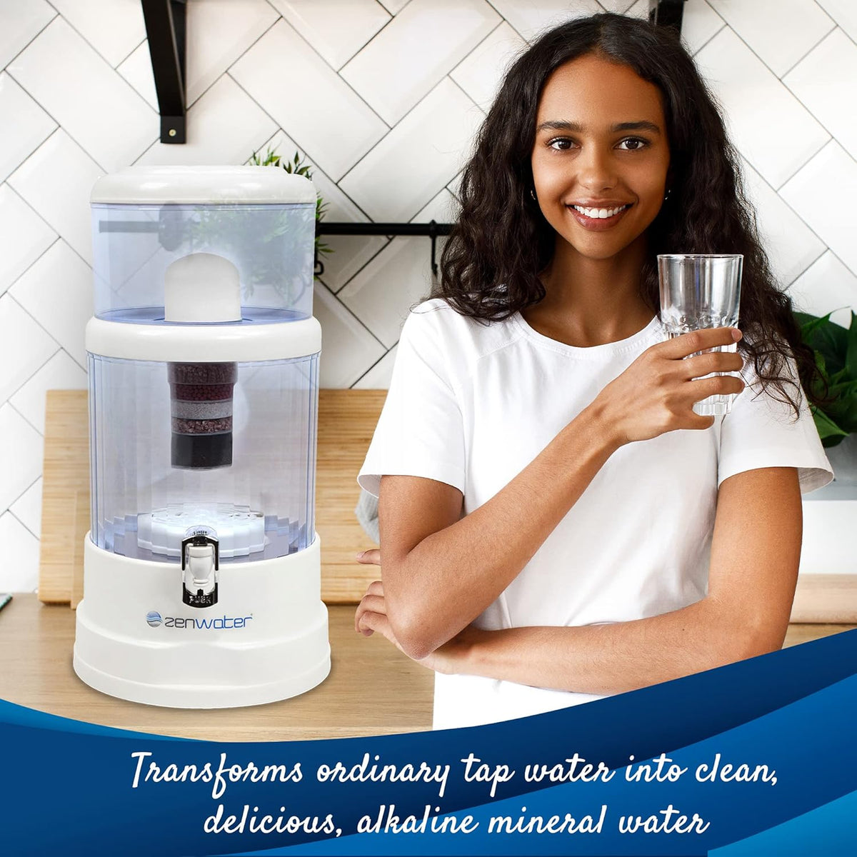 Portable 4-Gallon Countertop Water Filter System Y526311