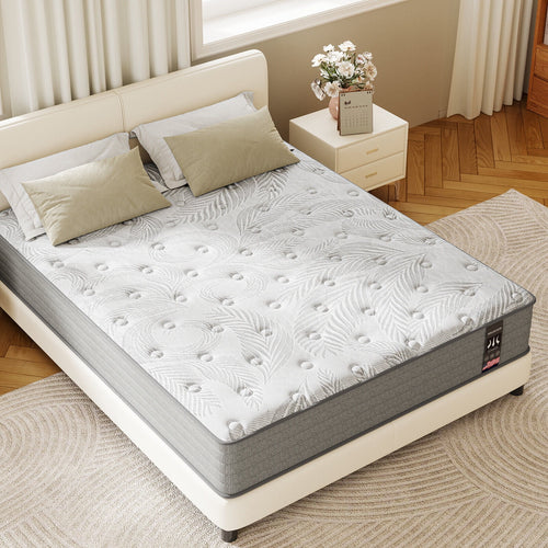 12 inch Queen Medium Plush Innerspring Hybrid Mattress M656