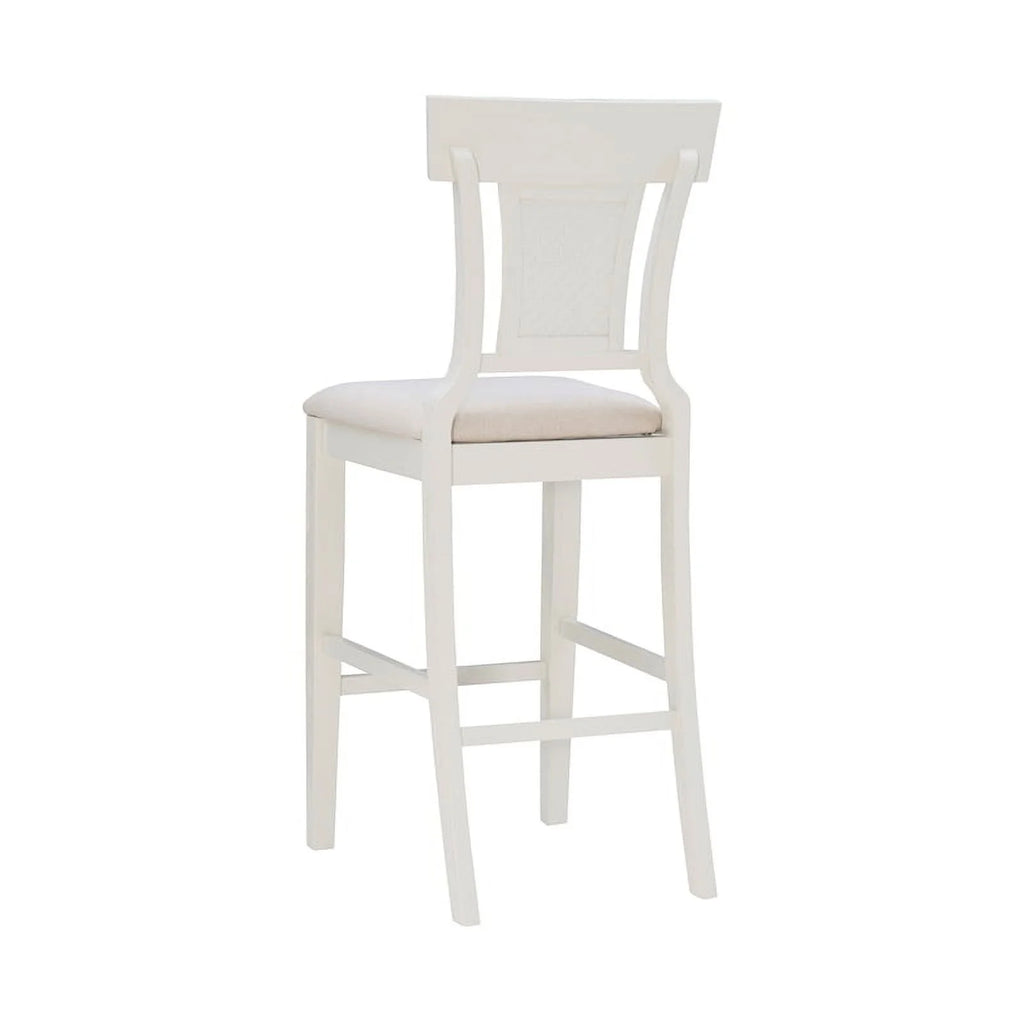 Wood Upholstered Seat Bar Stool F369025