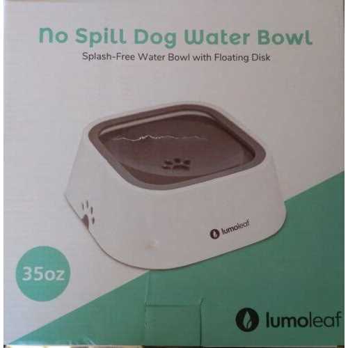 Dog Water Bowl Slow Feeder Bowl No Spill H779399