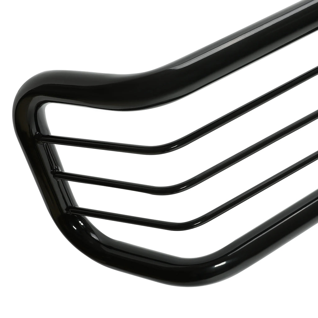 Front Grille Brush Guard for Pickup Truck Powder Coated Black Steel S6442
