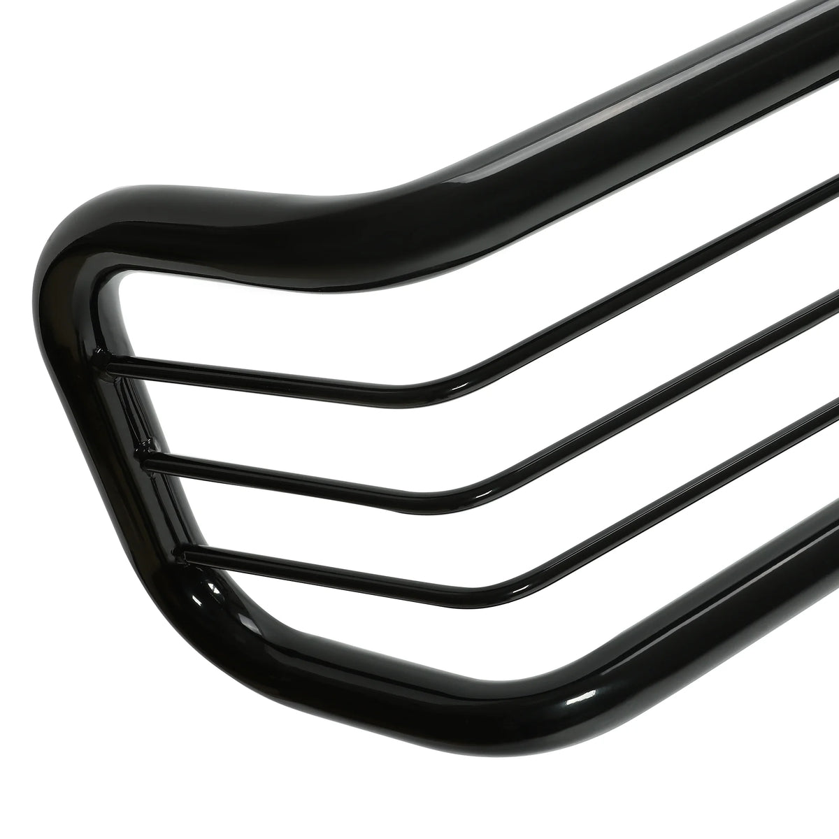 Front Grille Brush Guard for Pickup Truck Powder Coated Black Steel S6442