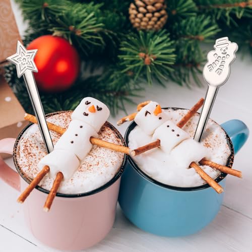 24 Pcs Stainless Steel Christmas Stirring Spoons T36248