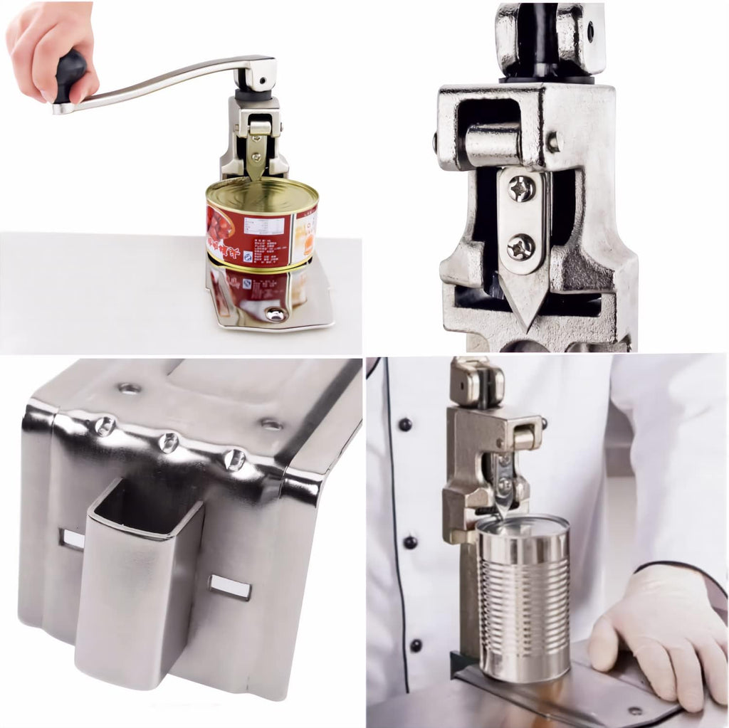 Manual Industrial Can Opener 18 inch Heavy Duty Table Bench Clamp G42576