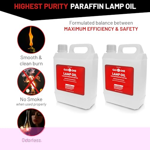 1 Gallon (128oz) Clear Liquid Paraffin Lamp Oil Z666