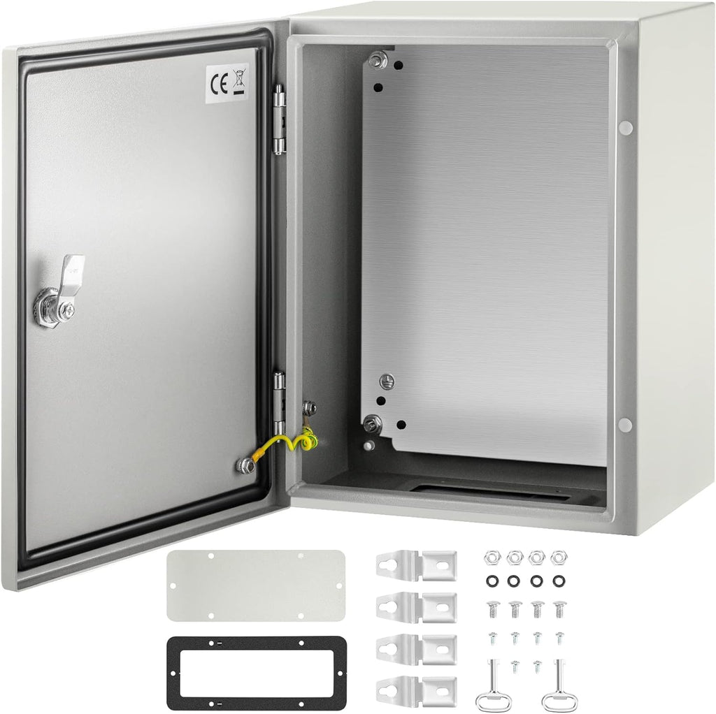 24 x 24 x 12'' NEMA 4X Steel Electrical Box with Mounting Plate R1214