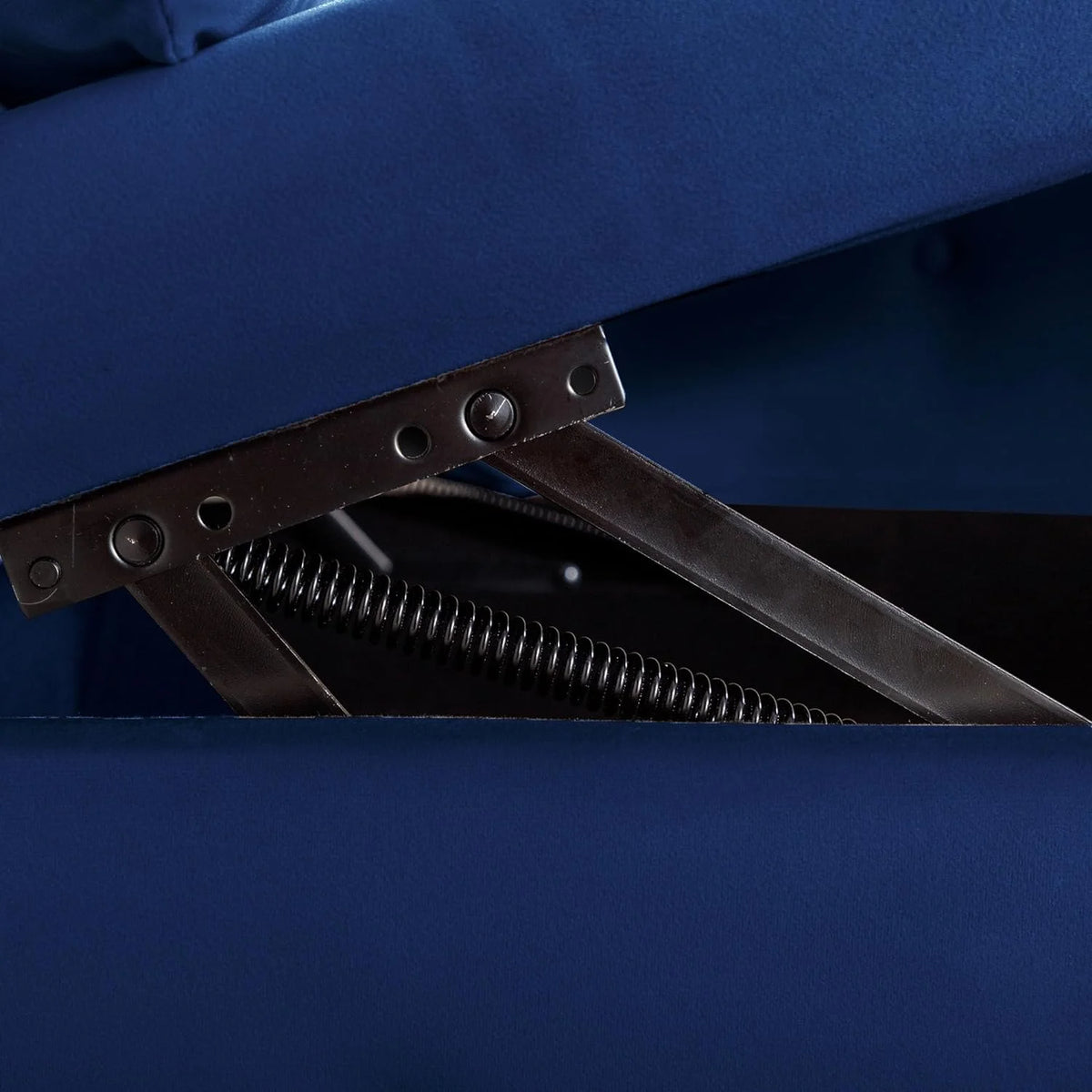 Velvet Chaise Lounge with Storage and Pillow I88181