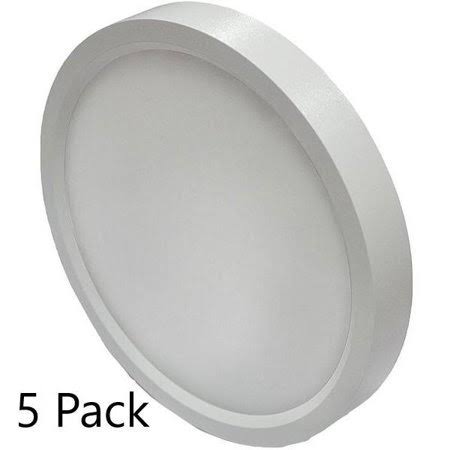 5x22 LED Slimline Round Surface Fixture 3000K 120-277V 5 Pack X979707
