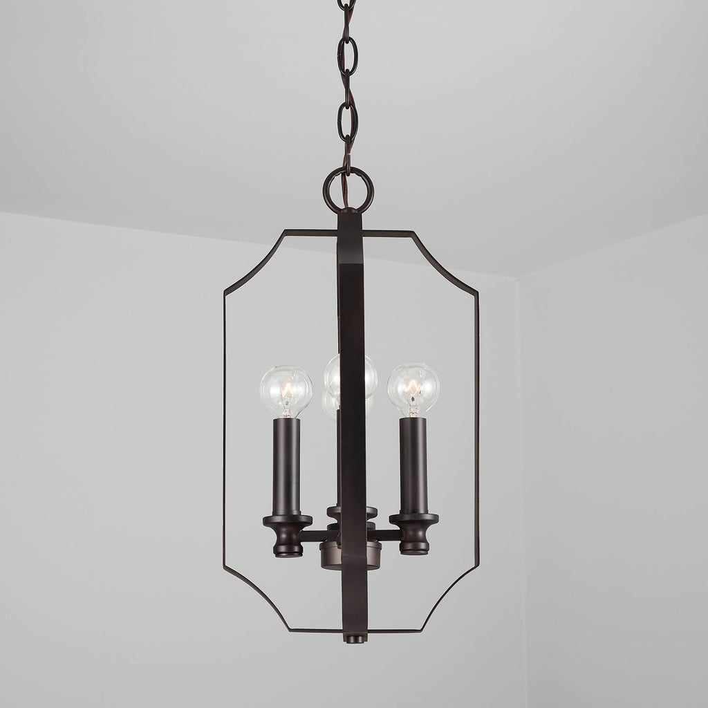 Bronze 4 Light Foyer Q10502