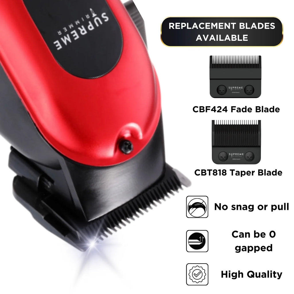 Red Cordless Professional Clipper Set U678704
