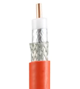 75 ft Ultra Low Loss Coax Plenum Cable with N-Male Connectors A9249