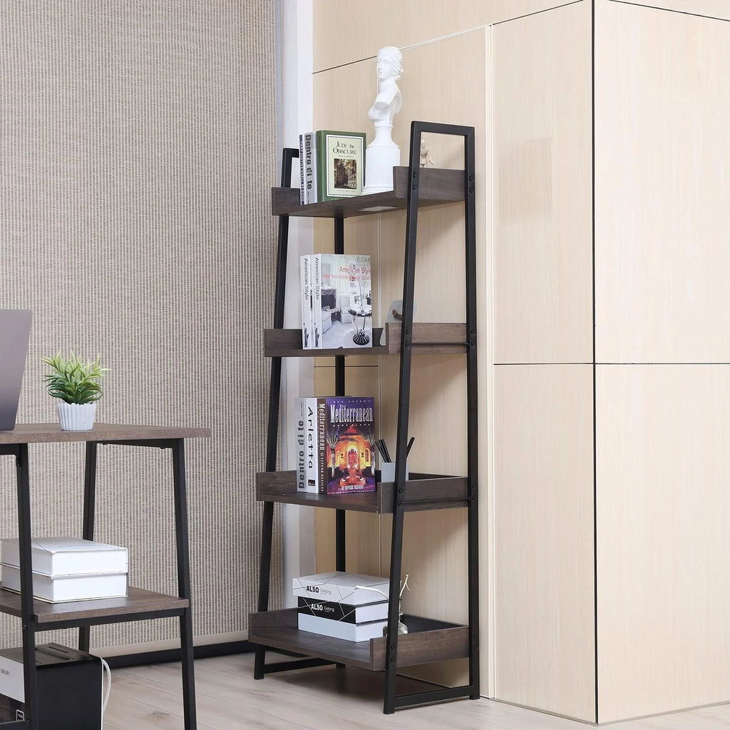 4 Tier Standing Ladder Shelf S5991