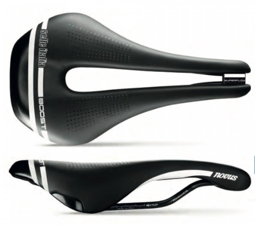 White Superflow Saddle W55444