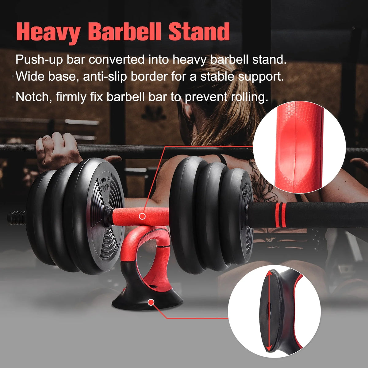 5-in-1 Adjustable Dumbbell Set 45lb Black U992702