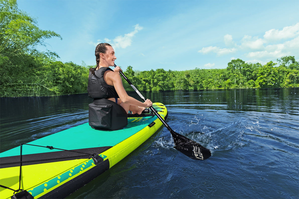 Convertible Stand-up Paddleboard and Inflatable Kayak Set N552