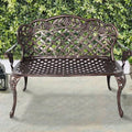 Cast Aluminum Garden Bench T119