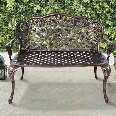 Cast Aluminum Garden Bench T119