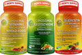 Liposomal Glutathione 500mg Supplement, Liposomal Vitamin C 1500mg Capsules & Quercetin with Bromelain Vitamin C and Zinc Y74863