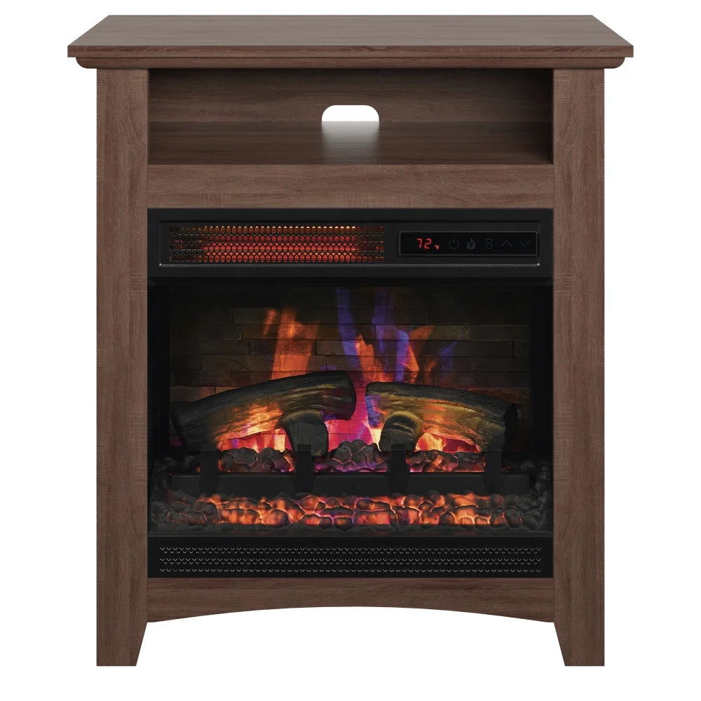 18” Infrared Quartz Wall Mantel Electric Fireplace O947
