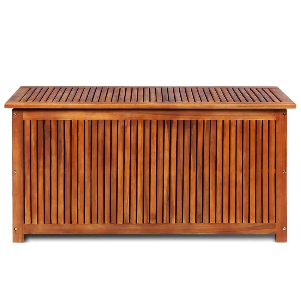 Solid Acacia Wood Garden Storage Box R64970