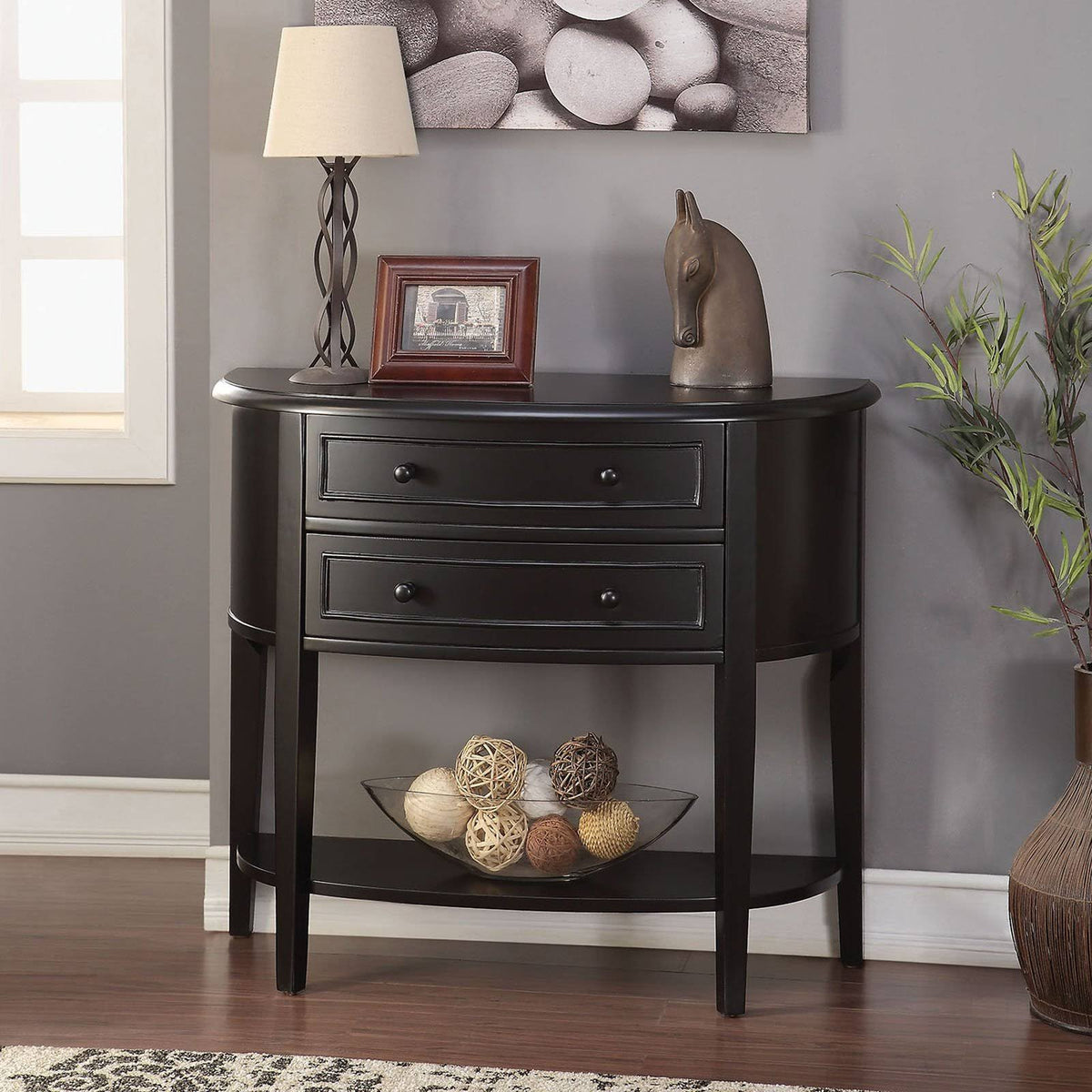 Black Console Table T966