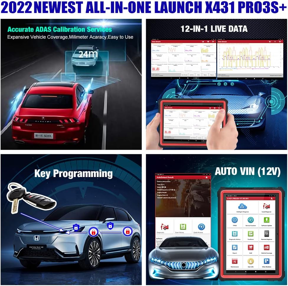Bi-Directional Bluetooth Diagnostic Scanner C465