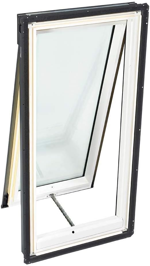 21-1/2 Inch x 46-1/4 Inch Laminated Manual Venting Deck Mounted Skylight Q1651