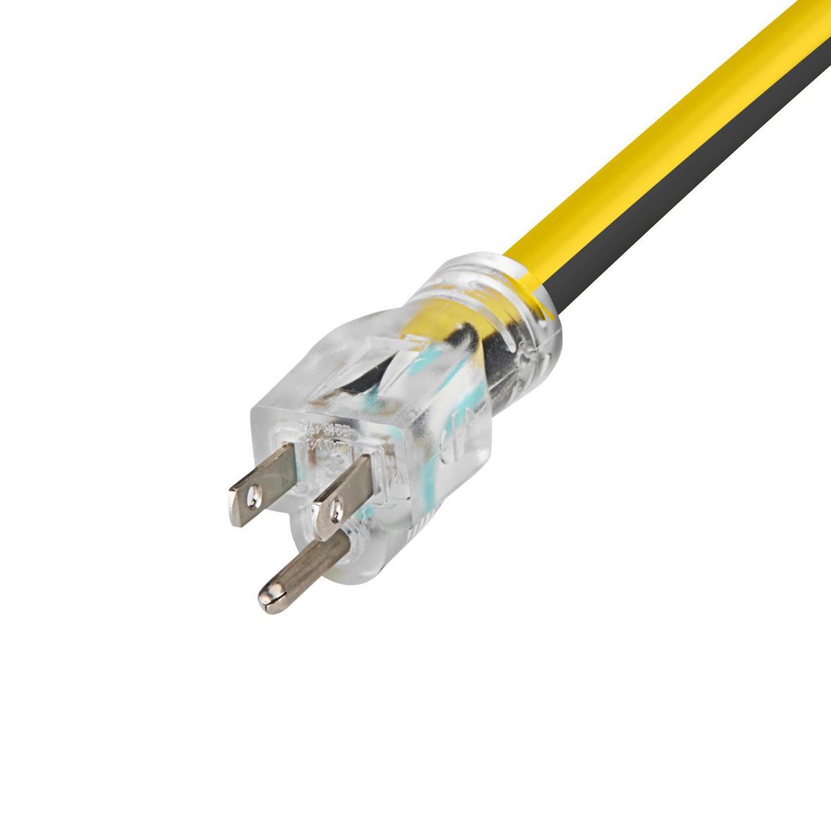 50 ft. 12/3 Gauge Multiple Outlet Extension Cord with Indicator Light, Yellow, Black K1265