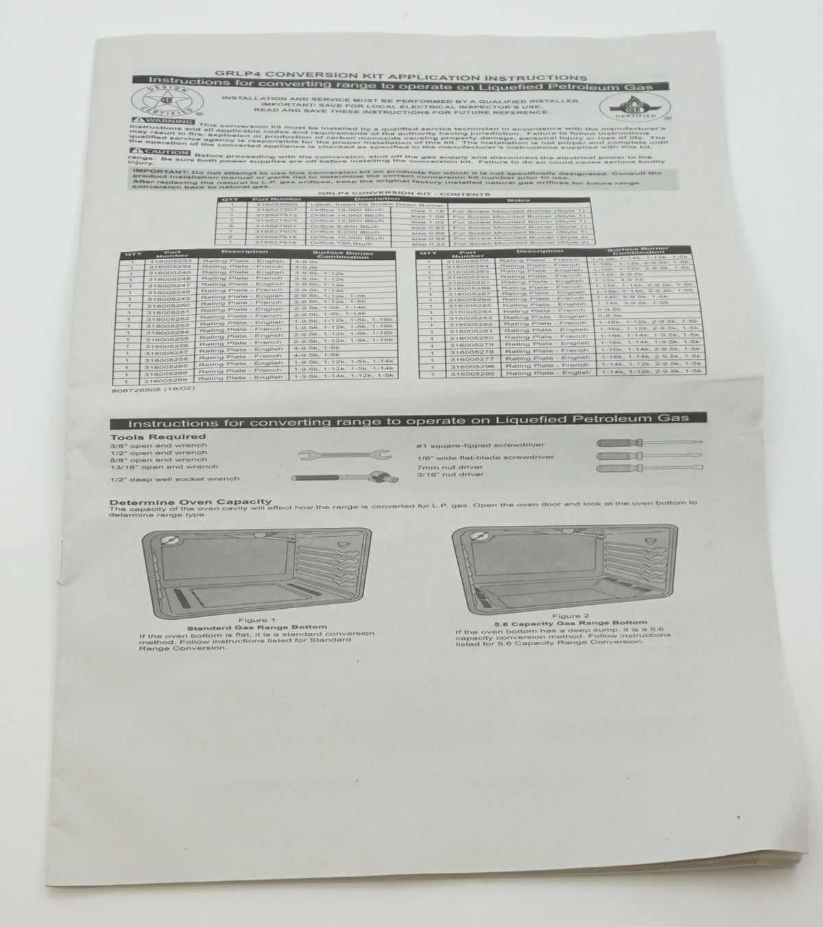 LP conversion kit T361