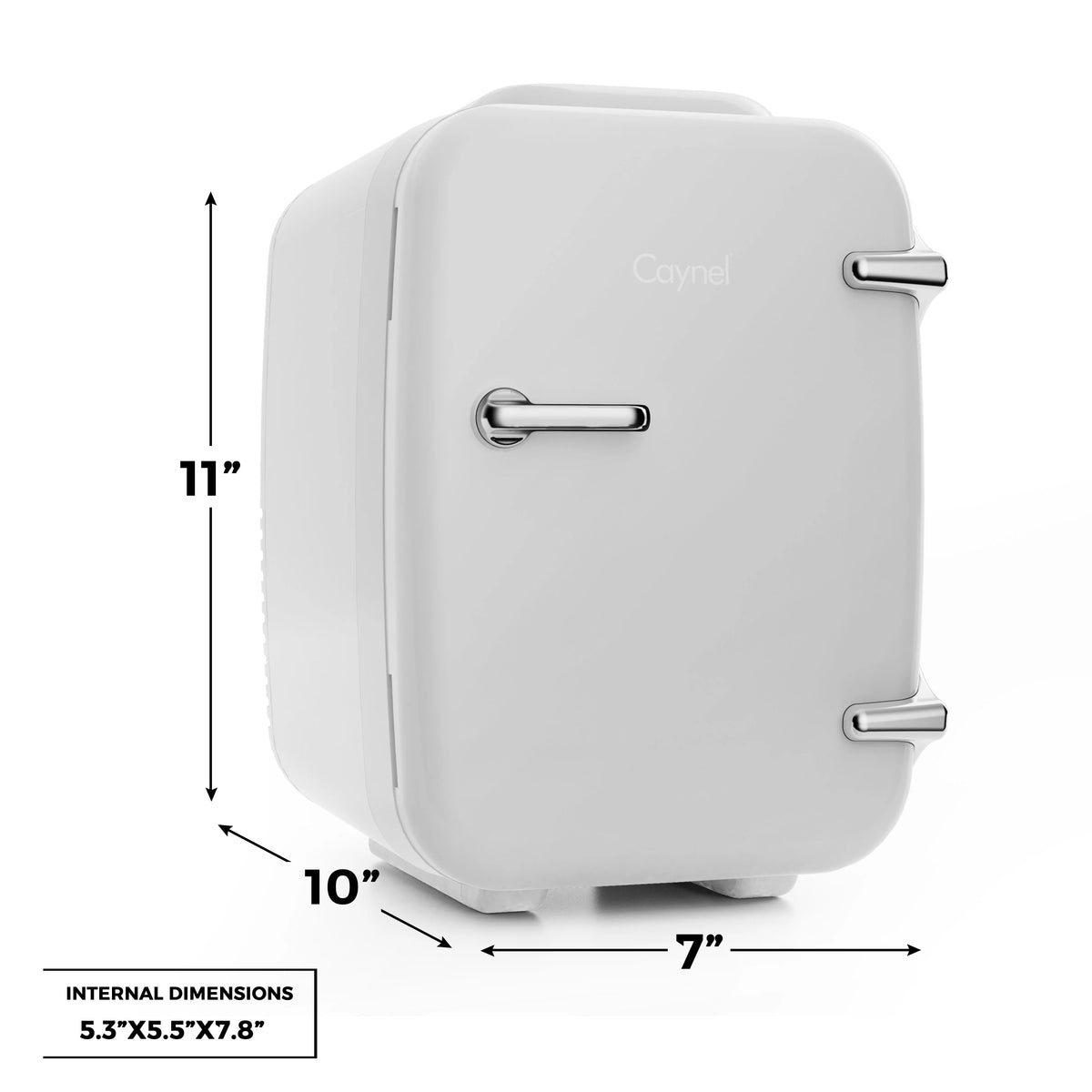White 4 Liter Mini Fridge Cooler and Warmer U48705